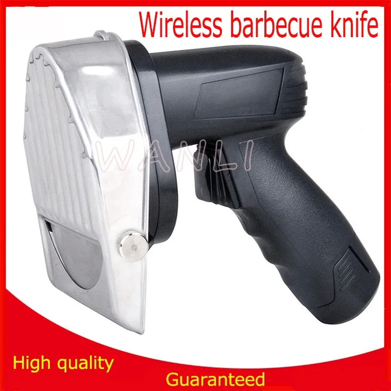 Cuchilla de carne de pavo inalámbrica KS-100C de 220V, cuchillo de barbacoa de Oriente Medio con carga, picadora de carne eléctrica inalámbrica