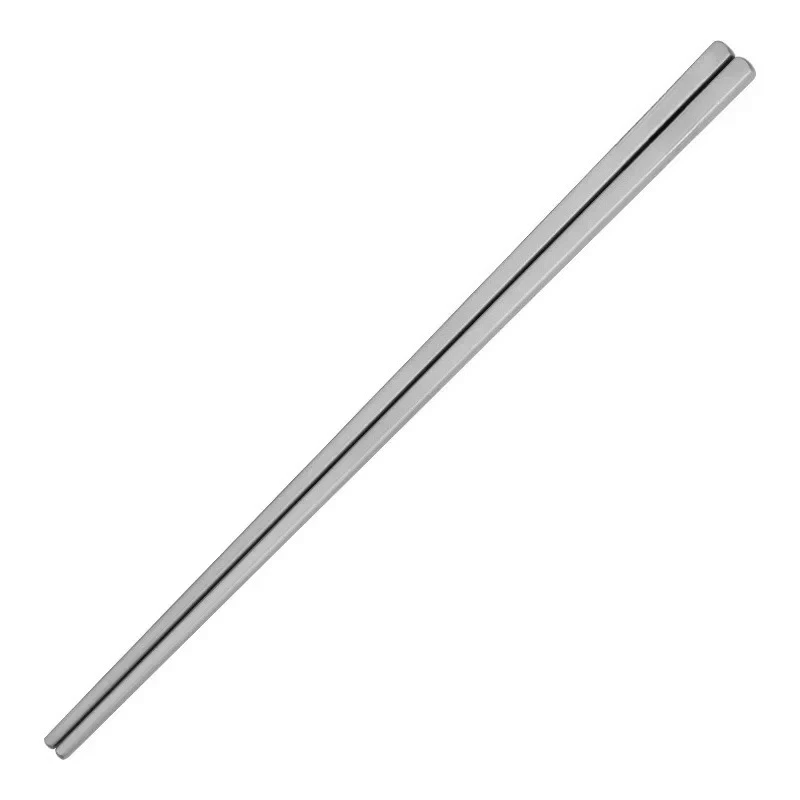 Outdoor Camping Tableware Titanium Alloy 6mm Hollow Chopsticks for Hiking Traveling Tableware Titanium Chopsticks
