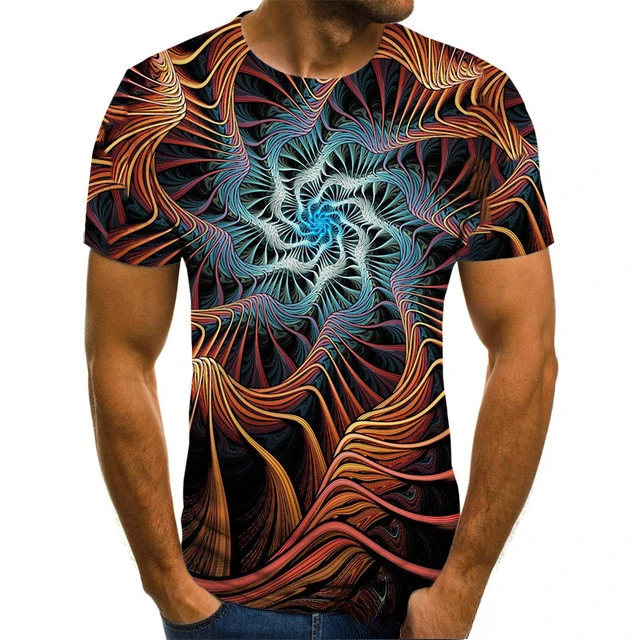 Hot Vortex Men's Short Sleeve Crew Neck T-shirt Summer Outdoor Special Casual Comfort Tops Harajuku Oversized Woman S-7XL