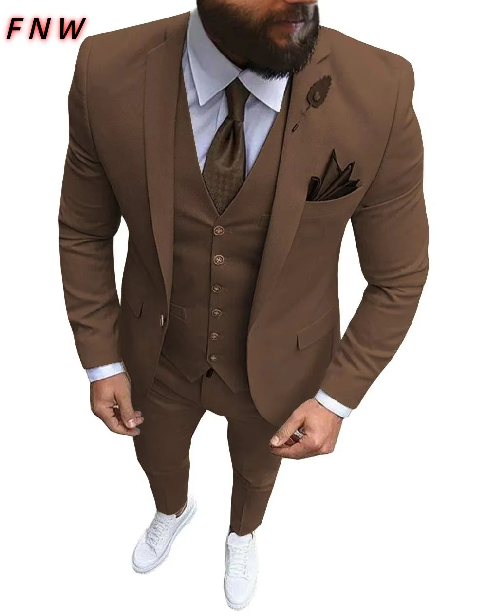 

Men Suits Prom Tuxedo Custom Blazer Terno Masuclino 3 pieces Slim Fit 3 Piece Groom Wedding Suits For Men Jacket Vest Pant