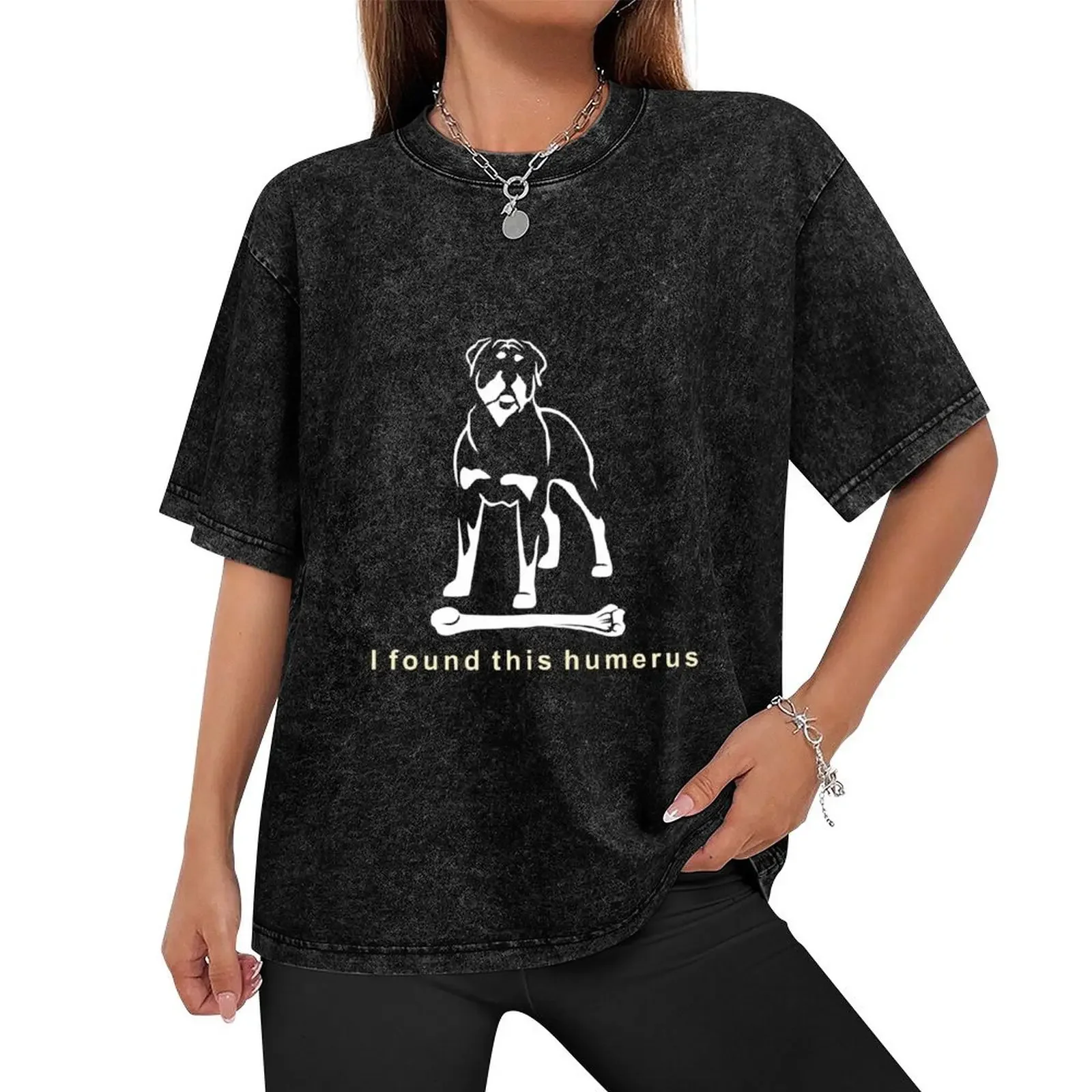 I found this humerus Rottweiler Dog NickerStickers? on Redbubble T-Shirt custom t shirt anime clothes Men's cotton t-shirt