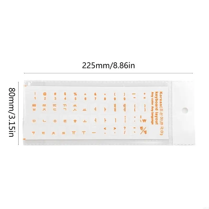 G8TA Korean Keyboard Cover Stickers for MacBook Keyboard Standard Letter Stickers