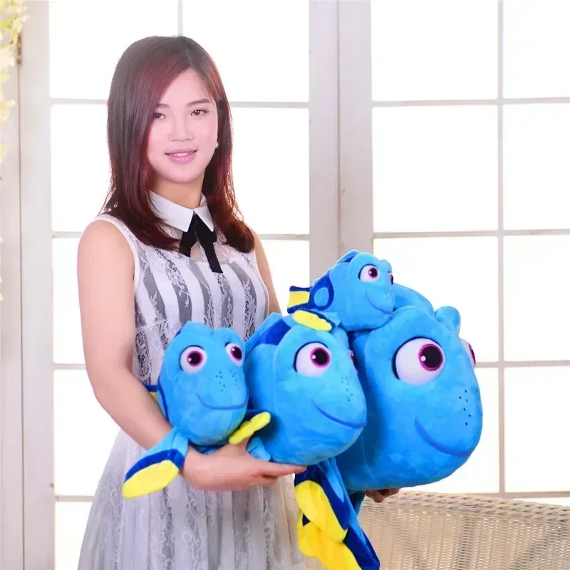 Disney dos desenhos animados encontrar nemo dory dolly brinquedo de pelúcia kawaii boneca decoração do quarto palhaço peixe boneca de pelúcia crianças presente aniversário