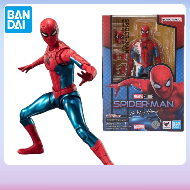 

In Stock Bandai Original S.H.Figuarts Spider-Man No Way Home Anime Figure Spider-Man Action Figure Toys for Boys Girls Gifts