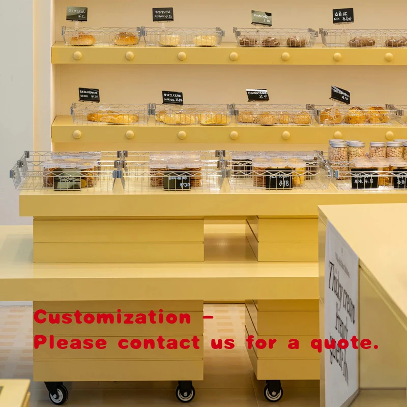 custom.Premium DI HAO Commercial Bakery Display Cabinet Temperature Control Heavy Duty Construction LED Lighting Brown Sho