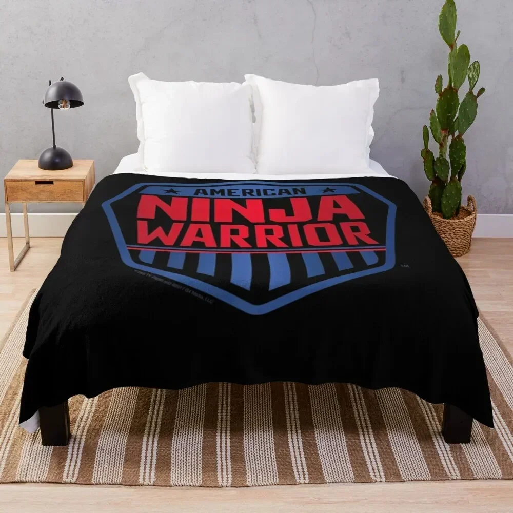 

American Ninja Warrior Premium . - Official Tee Throw Blanket Cozy Napping Blanket Gift for Mom Dad