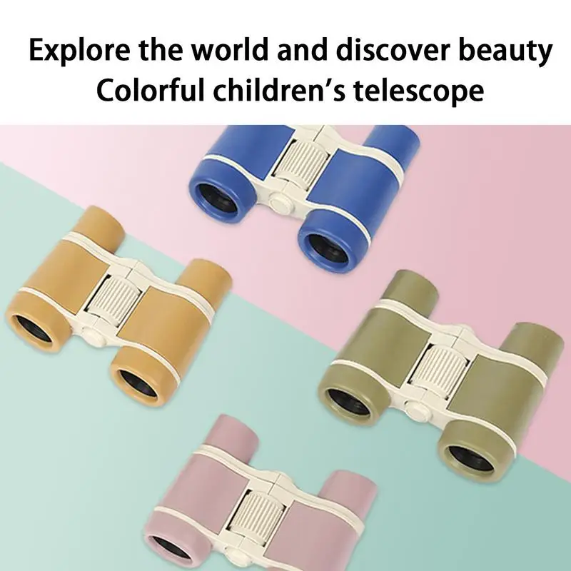 Kids Binoculars 4X30 High Magnification Observation Educational Toys Children Simulation Outdoor Camping Survival Telescope Toys