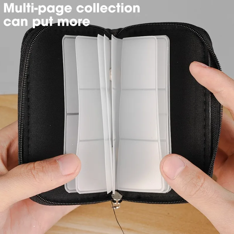 SD Card Holder Case Portable 22 Slots Memory Card Bag for SD SDHC MMC Micro SD Water-Resistant Carrying Box Keeper Protector