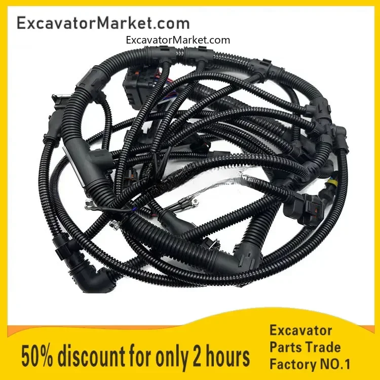 VOLVO EC210B 240 290B Nozzle Harness D7E Nozzle Harness Harness high quality durable excavator accessories