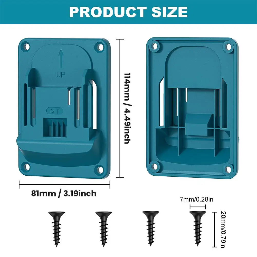 1/3/5Pcs Electric Tool Holder Dock Mount Storage Rack For Makita 18V Tool Holder Drill Holder Slots Stand