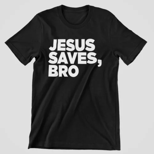 Jesus Saves Bro Christian Bible Evangelism Bella Premium Blend T-Shirt