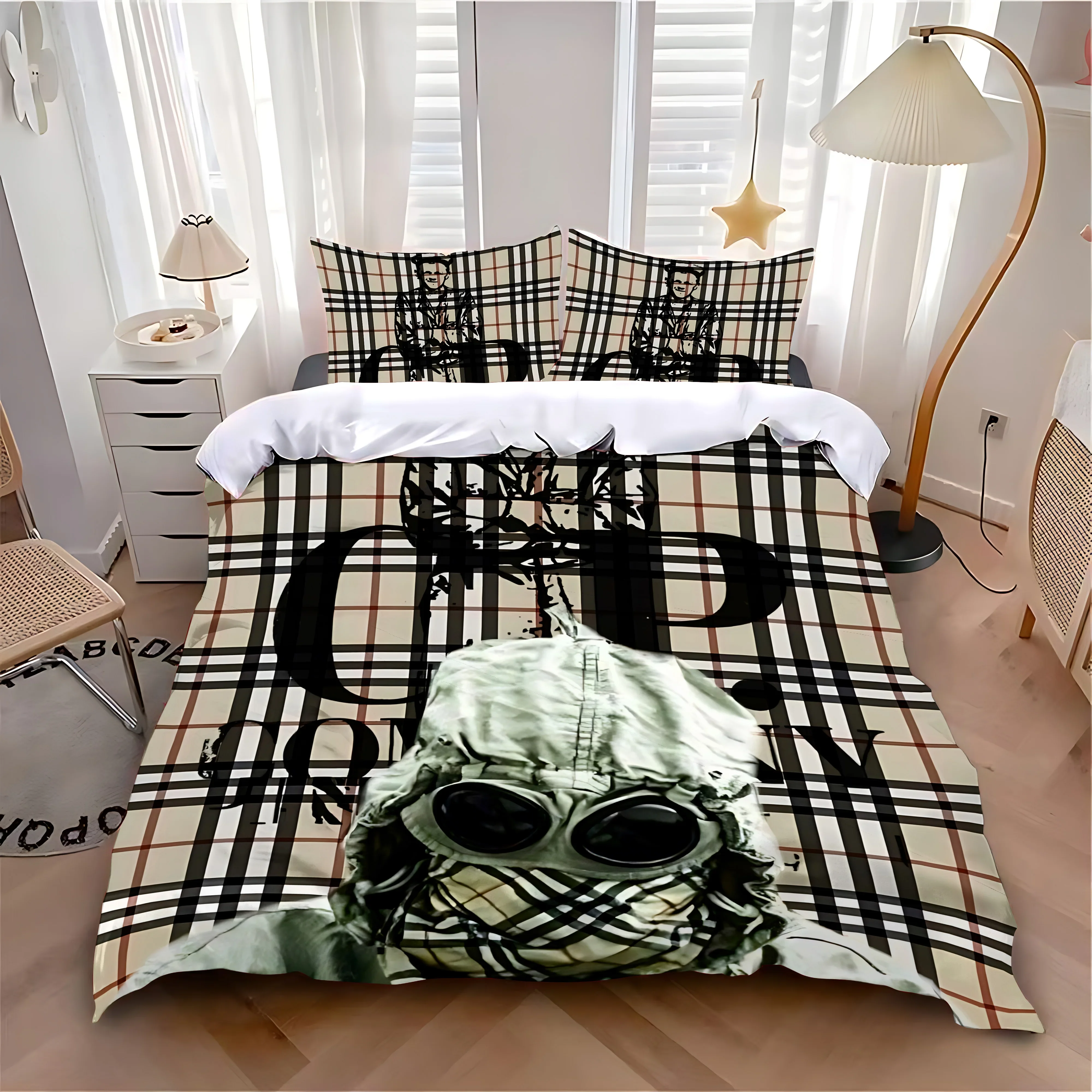 Duvet Cover Pillowcase Bedding Set Fashion C-CompanyS C.P. Adult Boy Girl Bedroom Decoration Children Single Double Large Size-1