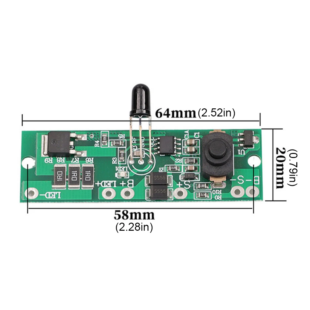 

3.2V 3.7V Solar Street Light Control Panel Circuit Board Remote Control Solar Light Circuit Board Solar Lamp Controller Module