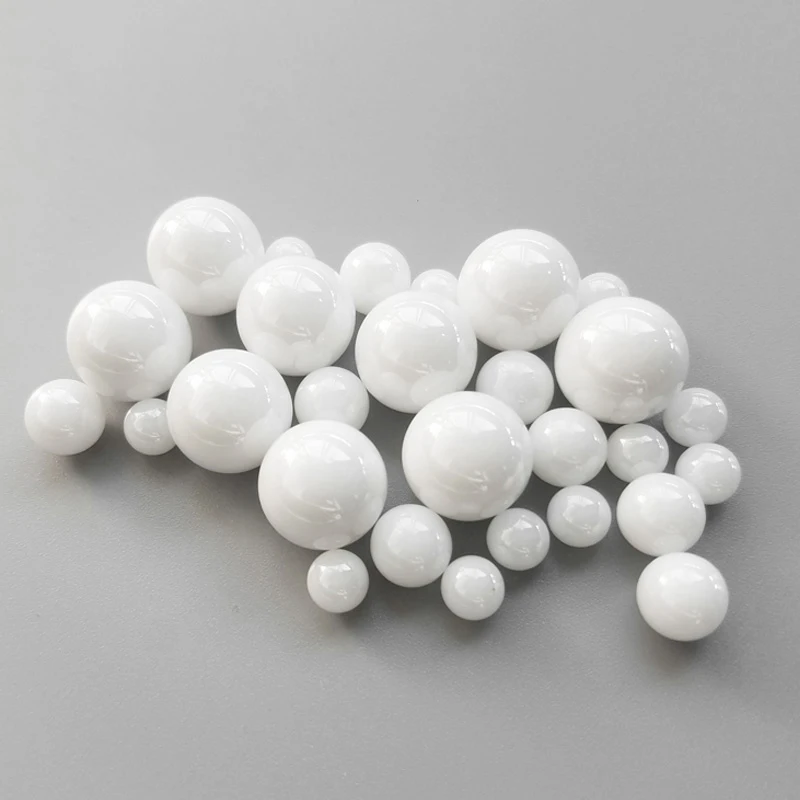 1-20PCS Zirconia Ceramic Ball G10 Precision ZrO2 Ceramic Bearing Balls Smooth Round Ball Bead Roller Beads Dia 0.8mm-16.05mm