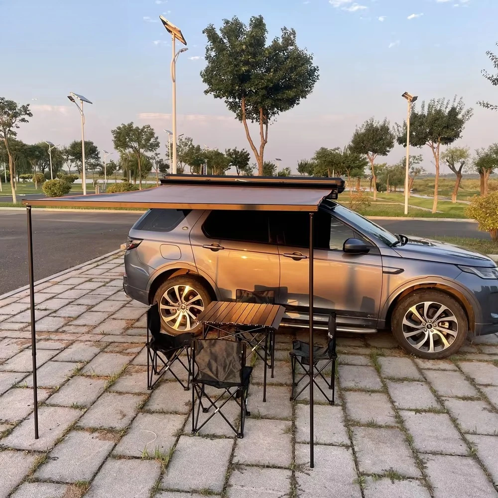 Aluminum frame telescopic car awning outdoor survival camping gear