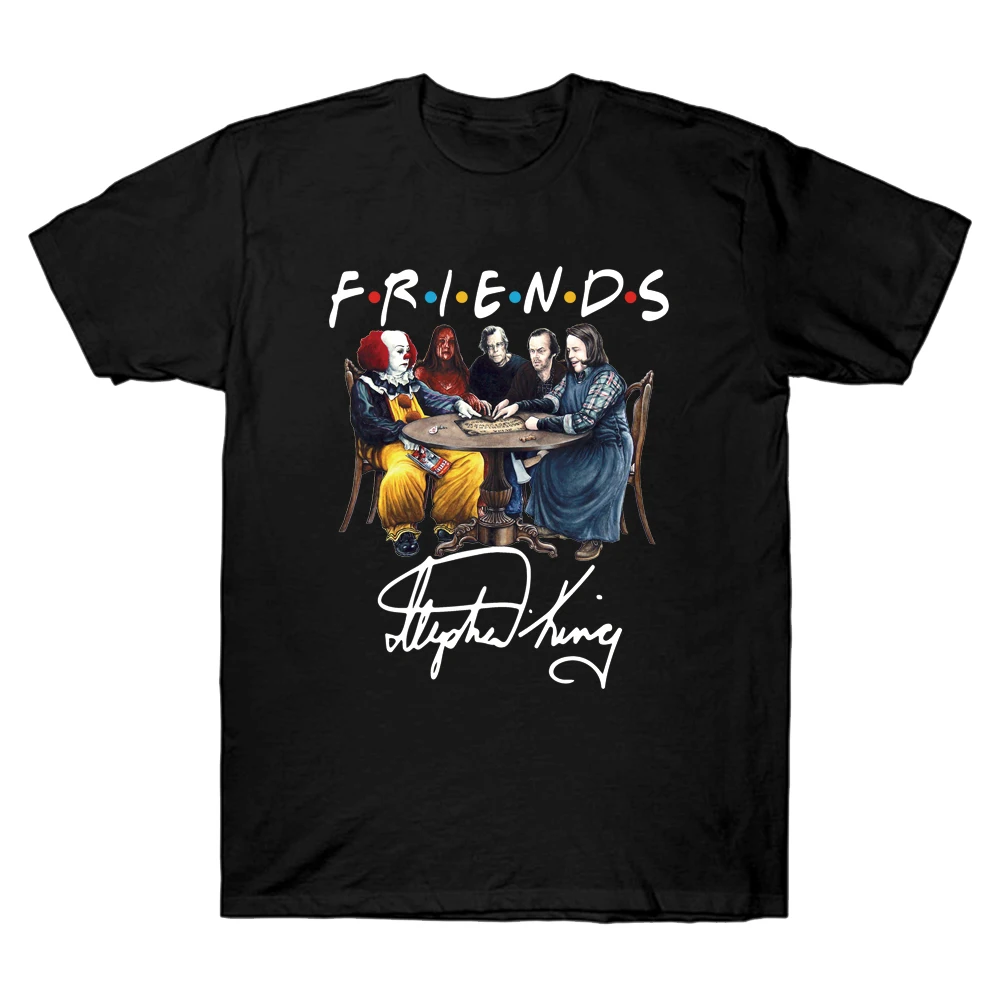 2020 Stephen King Signature Horror Characters Friends T Shirts Tops