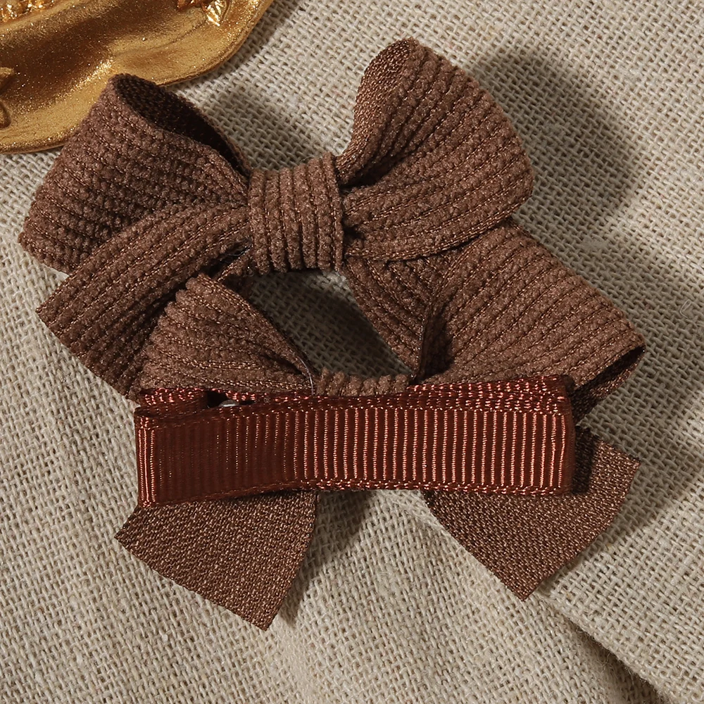 10 Stück/Set Mädchen-Haaraccessoires, süße, niedliche einfarbige Schleifen-Haarspangen, für Kinder, Babygeburtstage, Partykleid-Haaraccessoires – Detail 5