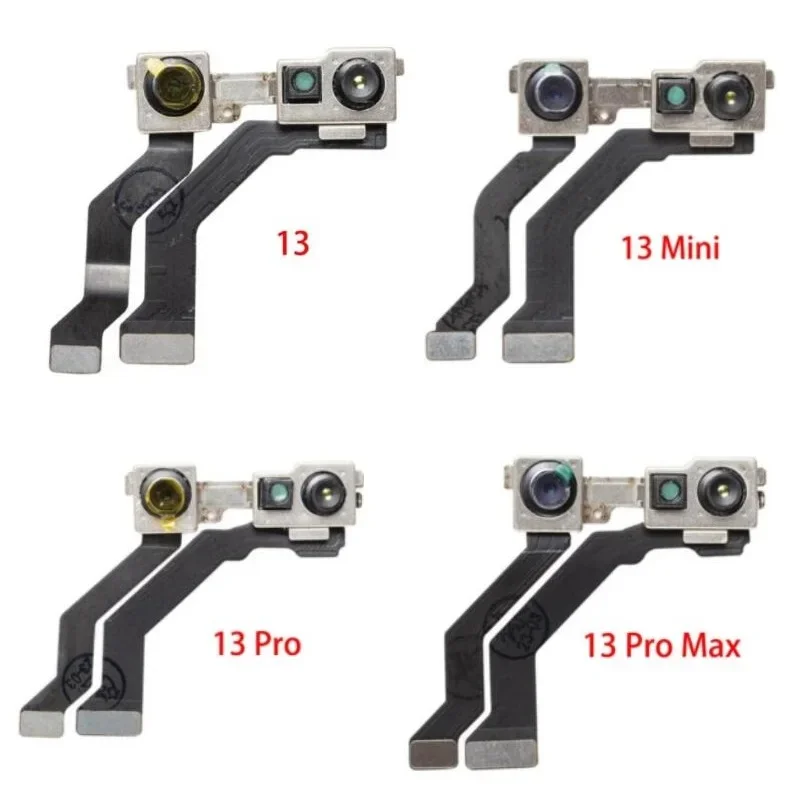 

10PCS Front Camera Small Facing Module Ribbon Replacement Flex Cable for iPhone 13 Mini Pro Max