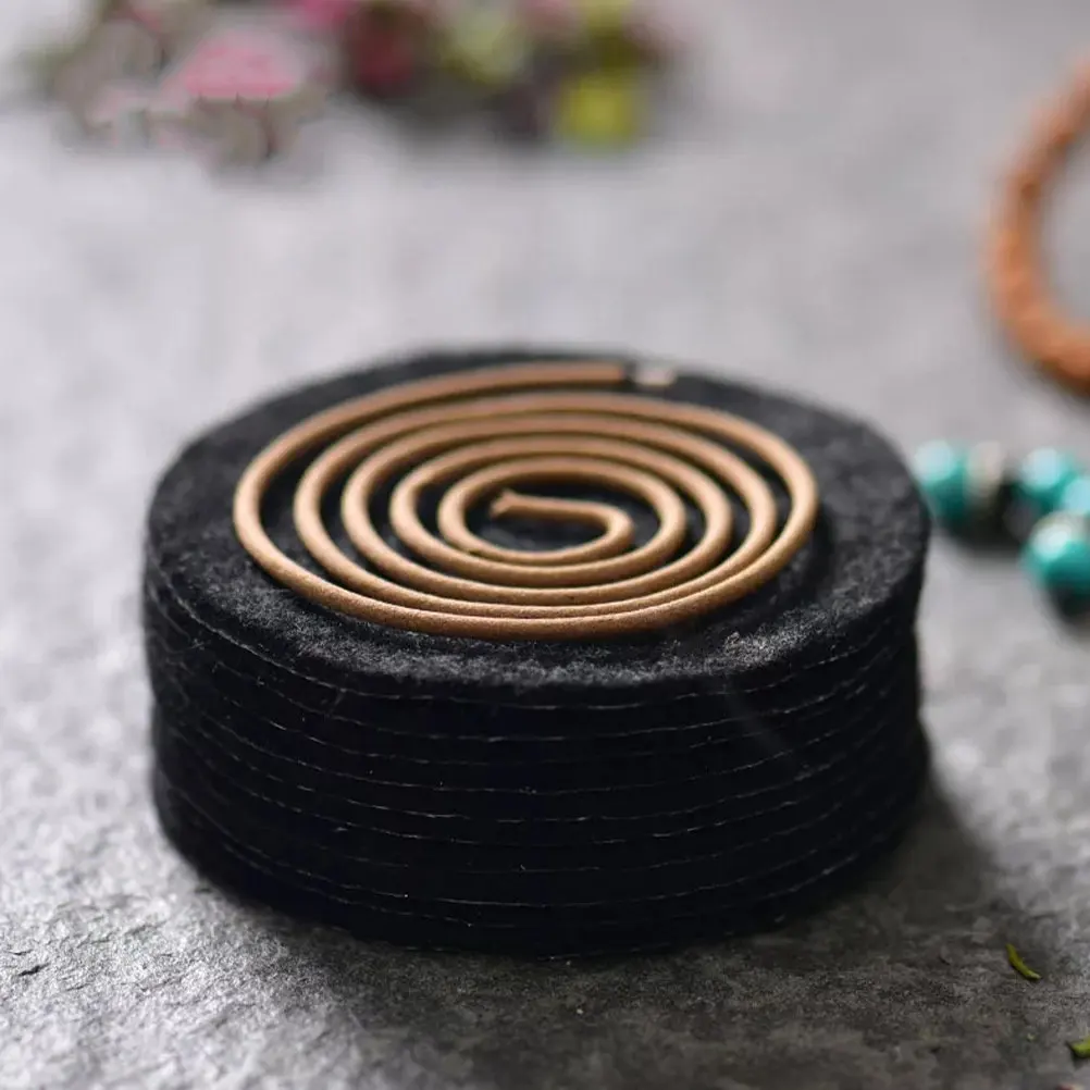 10Pcs Fireproof Insulation Mats for Incense Burner Heat Resistant Reusable Coil Pad Aromatherapy Cone Holder