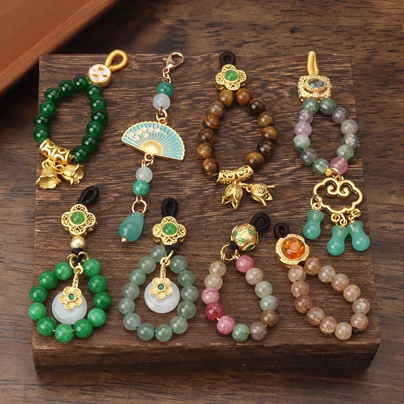 

Chinese Sle Jade Embellied Tailcoat Buttons for And Hanfu Decorative Tassel Pendants Home Sewing Accories