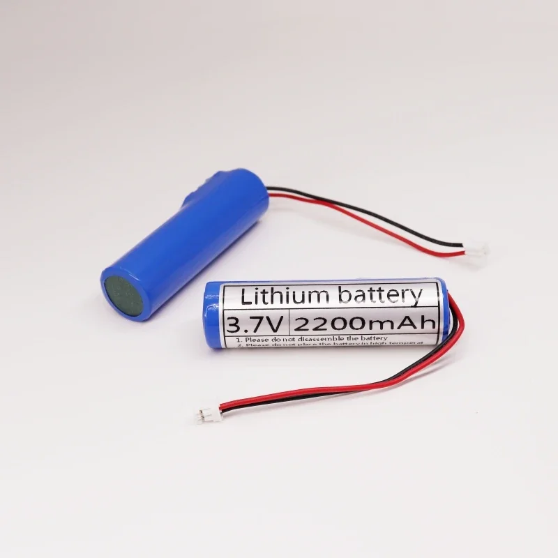 3.7V lithium battery pack 18650 2000mAh 3500mAh fishing LED light Bluetooth speaker emergency DIY battery with plug PH2.0 cable