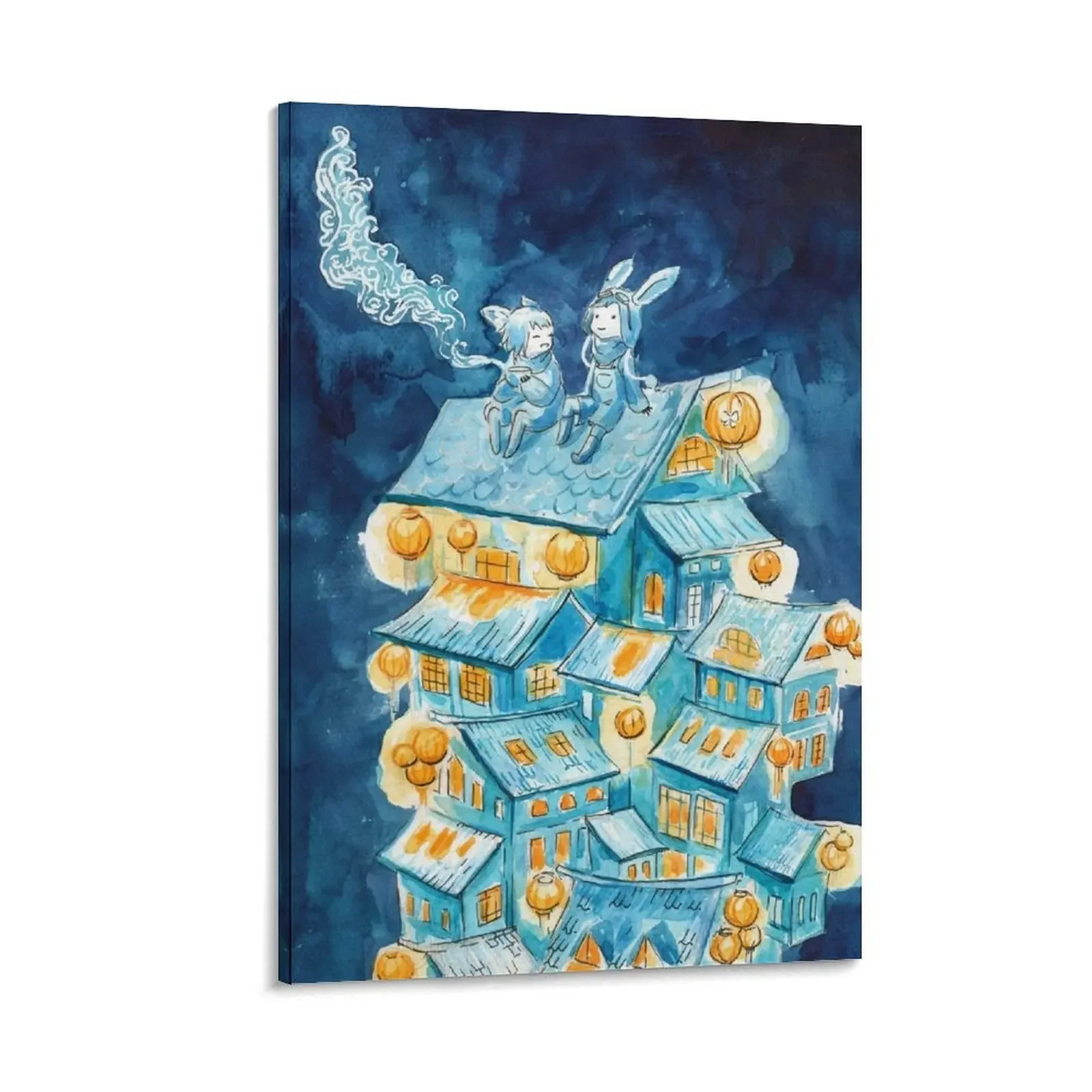 

Stargazing Canvas Painting Paintings wall art canvas painting decorative frames wall room