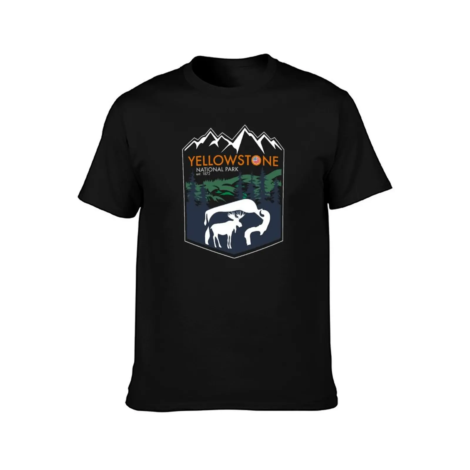 Yellowstone National Park T-Shirt Sun Block Outdoor T-Shirt