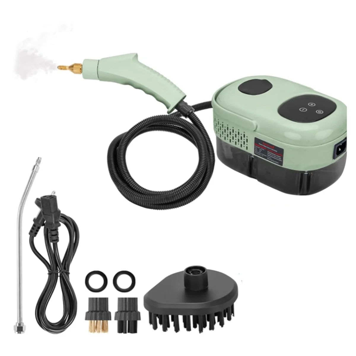 

Handheld Steam Cleaner with Smart Touch Screen High Pressure Steamer for Cleaning Steam Cleaner for Home US Plug Green