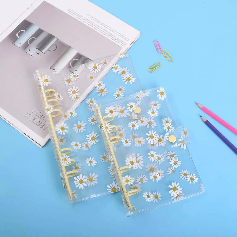 Losbladring Student Briefpapier Kleine Daisy Binder Map Notebook Cover Daisy Notebook Binder Literaire Binder Shell