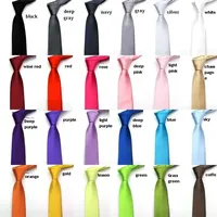 Slim Narrow Black Tie  Men 5cm Casual Arrow Skinny Red Necktie Fashion Man Accessories Simplicity neckwear  Party Formal Ties