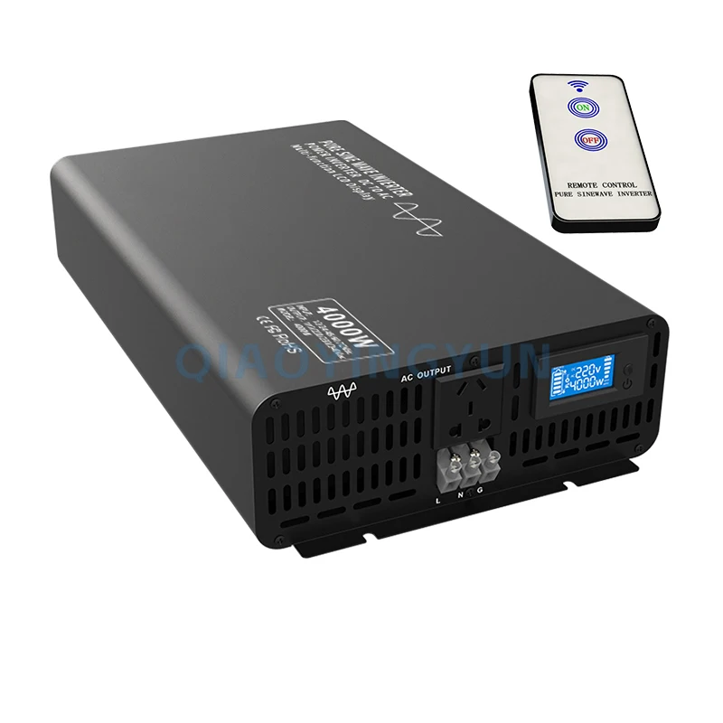 China Shenzhen Direct selling 4000W Pure Sine Wave Inverter 12V 24V 36V 48V 60V 72V 84V DC to AC110V 220V Car Inverter Converter
