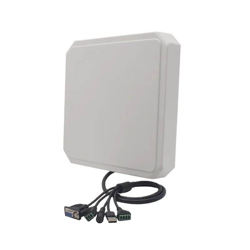 Lector y escritor RFID UHF de largo alcance integrado |   Sistema de estacionamiento, inventario de almacén y escáner de tarjetas de control de acceso