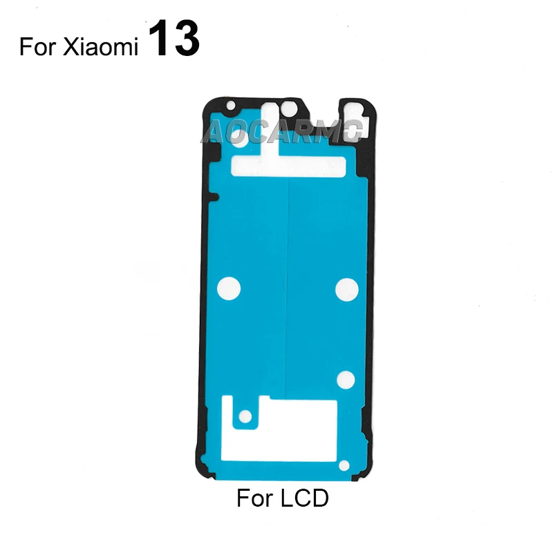 Aocarmo Front And Back Cover Adhesive For Xiaomi Mi 13 13Pro 13U Ultra Rear Housing Battery Cover Sticker Glue Tape