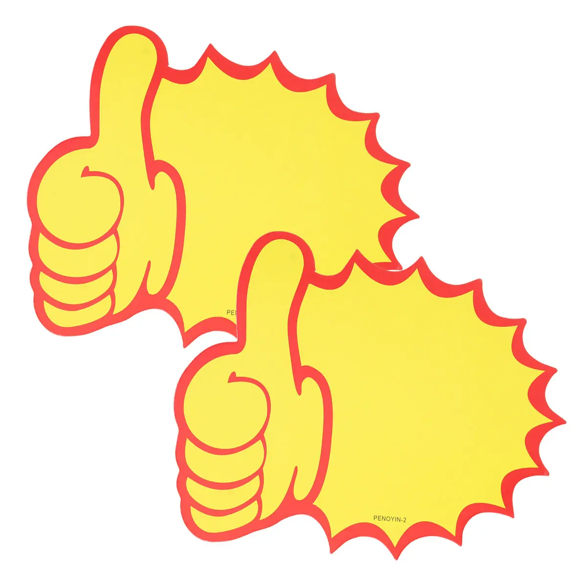 

100 шт. желтых ценников в форме пальца для товаров, рукоделия, нелипкие, легко крепятся, для розничных магазинов, супермаркетов, ювелирных изделий, часов