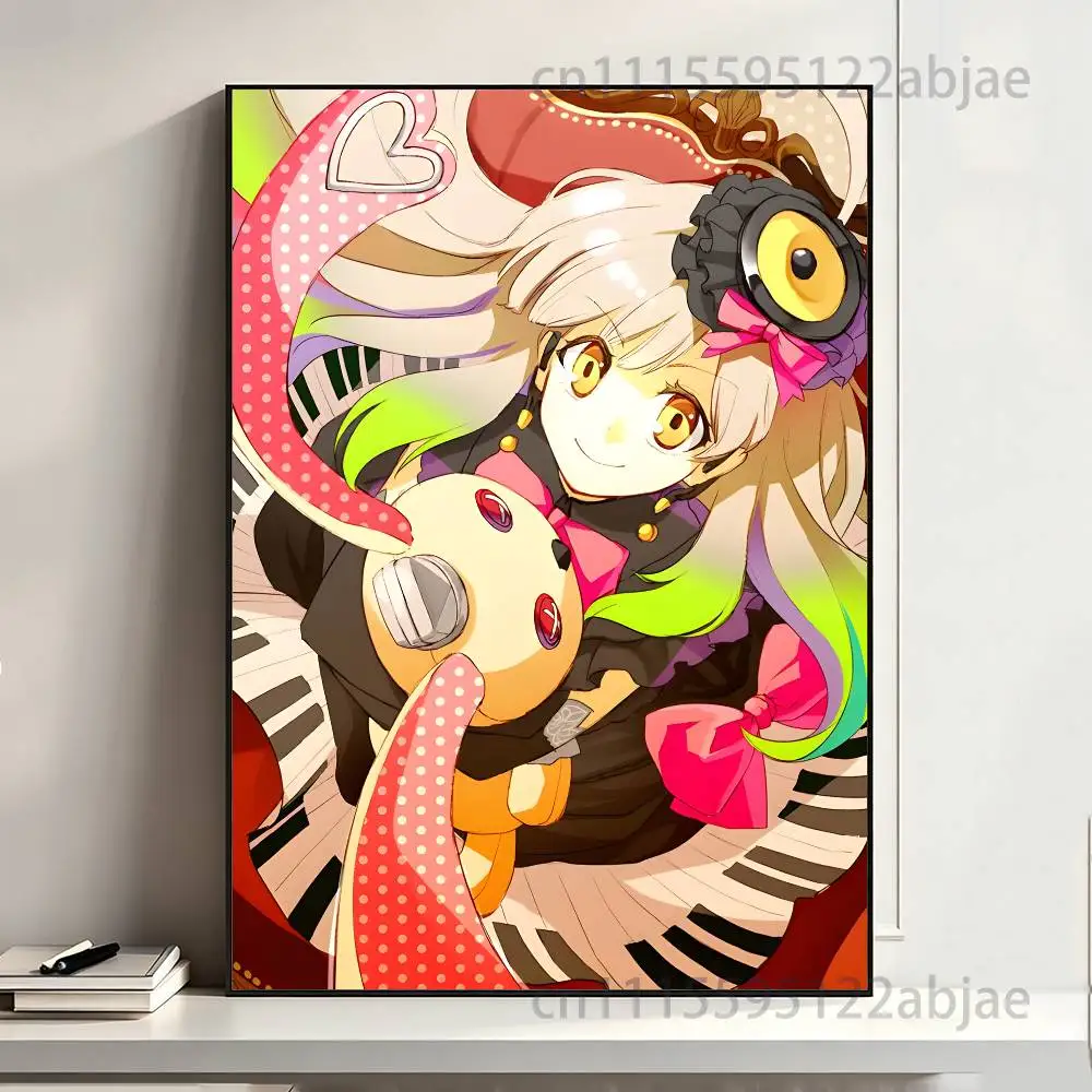 Vocaloid M-Mayu Poster HD Art Sticky Wall Waterproof Home Living Room Bedroom Bar Aesthetic Decoration