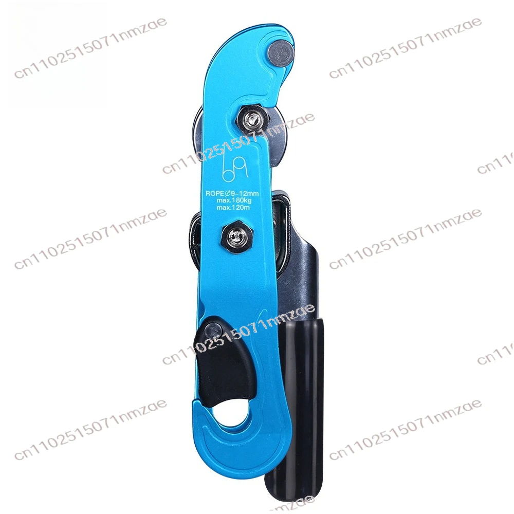 Self-Locking Manual Descender High-Altitude Slow Descent Device for Exterior Wall Cleaning Aerial Work Tool