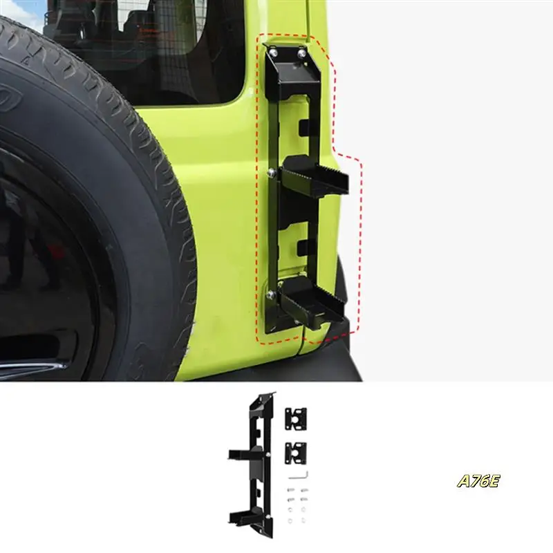 Car Tailgate Hinge Foot Climb Pedal Accessories For Suzuki Jimny 2019 2021 2022 Car Rear Tailgate Foldable Pedal Ladder