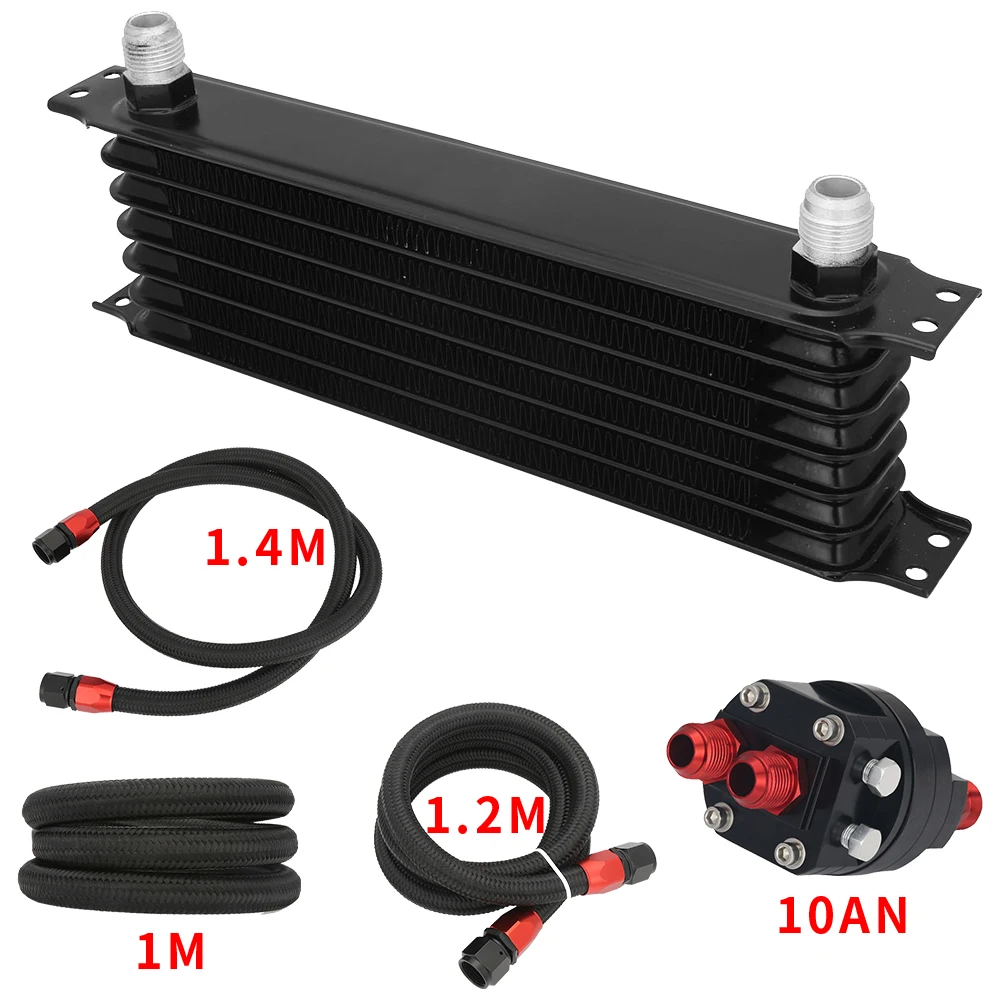 

10AN FOR Trust Type Engine Oil Cooler Kit New Aluminium Oil Cooler Relocation Kit for Cars