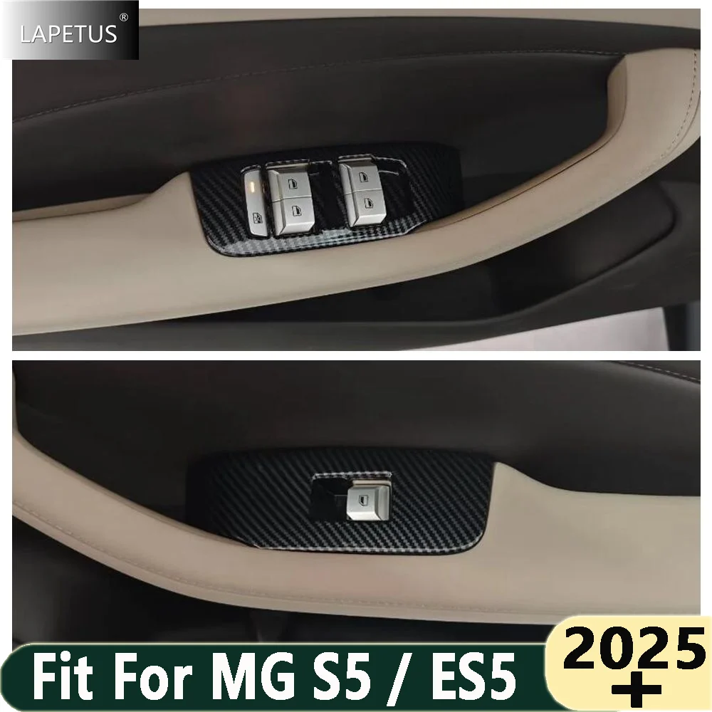 

RHD / LHD Car Door Armrest Glass Window Lift Button Switch Control Panel Decor Cover Trim For MG S5 / ES5 2025 2026 Accessories