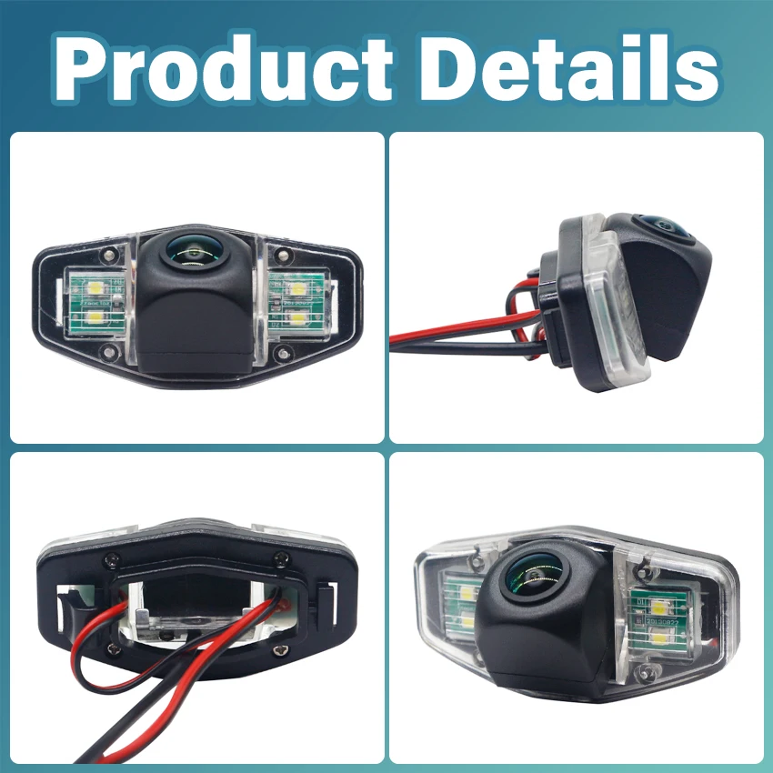 HD CCD Dynamic Trajectory 140° Vehicle Rear View Reverse Camera For Honda Fit MK2 2008 2009~2014 CRV 2007~2010 Odyssey 2009~2013