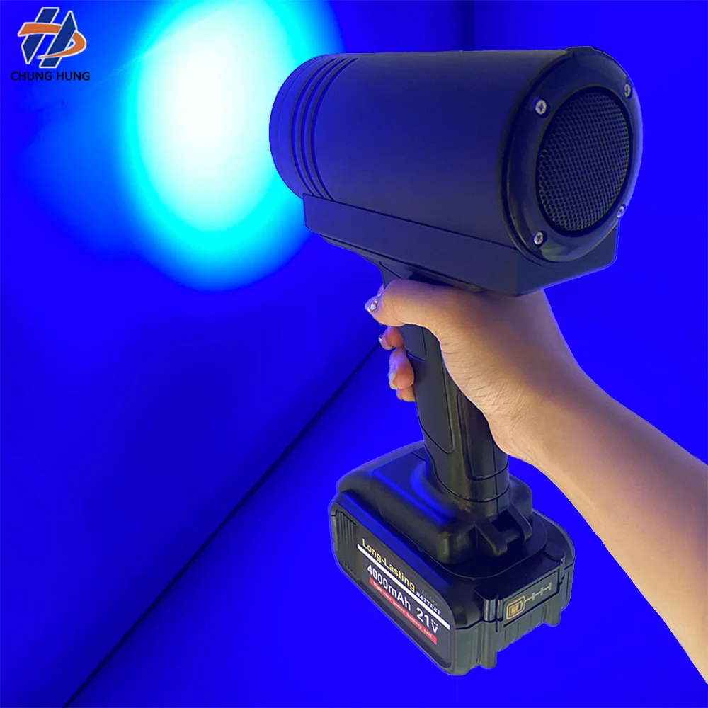 130W 365nm Handheld UV LED Flashlight Portable UV Lamp for Car Paint Repair  Body Flaw Inspection, Resin Curing & Leak Detection