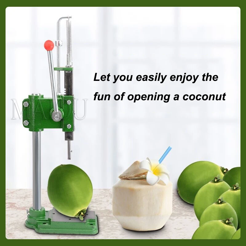 Portable coconut dig hole opener/young coconut puncher machine/green tender coconut driller machine