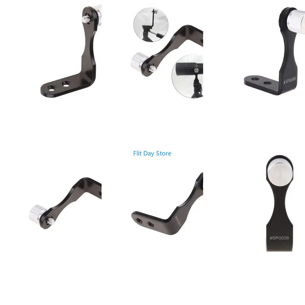 F92C L-Type Binocular Fixed Bracket Tripod Adapter Mount Holder for Connecting Binocular Camera Tripod Universal