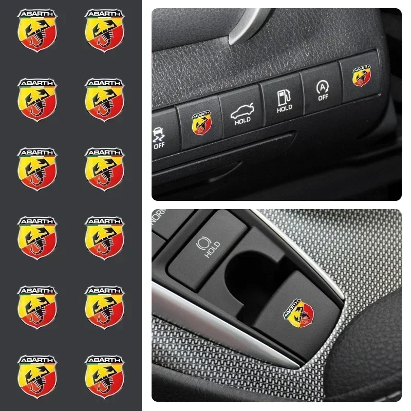 Autocolantes para carros, acessórios decorativos para o interior e personalização de veículos, para Abarth Freemont, Strada 500x, Grande Punto, Ducato