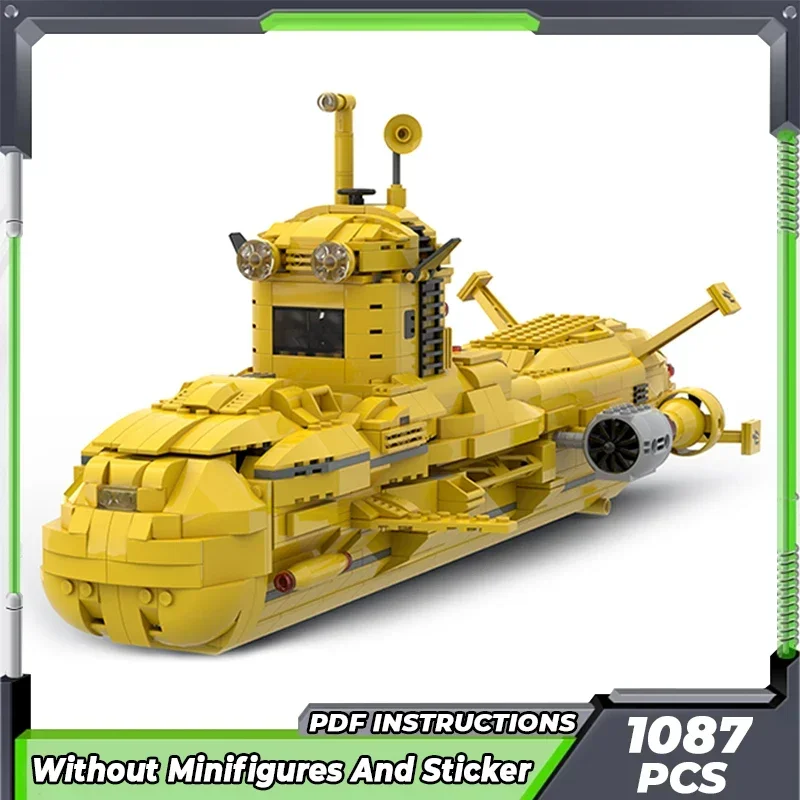 Moc Building Bricks Military Model U-Boot Large Submarine Technology Modular Blocks Gifts Toys For Children DIY Sets Assembly