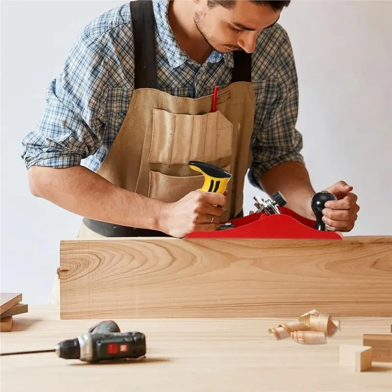 ABSJ-Hand Planer Adjustable Smoothing Wood Plane Universal For DIY Door Installation Bench Tool For Woodworking Trimming