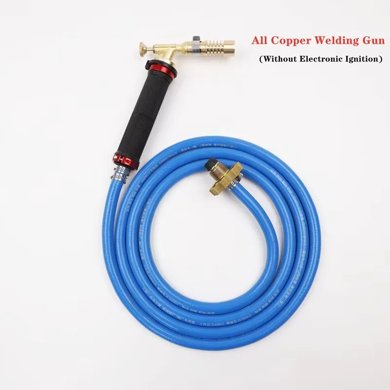 

Liquefied Propane Gas Ignition Welding Gun Torch Machine Tools 2.5 Meter Hose for Soldering Weld Cooking Heating