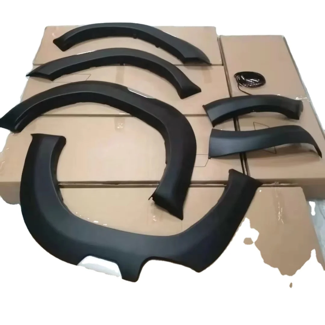 

Car 4X4 Parts Genuine Accesorios Long Original Wheel Eyebrows for Toyota Hilux Revo 2021+ Black Fender Flares Whee