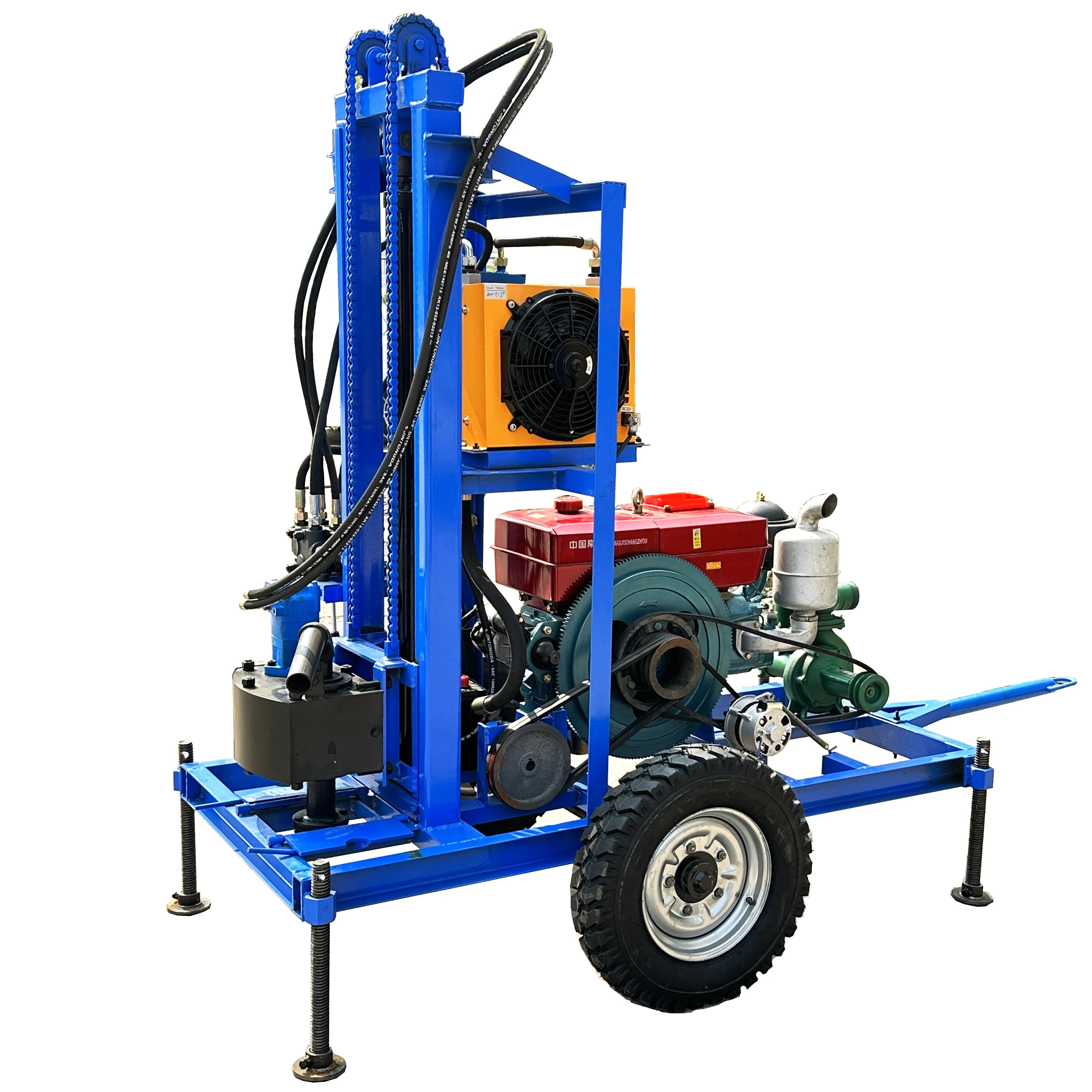 Drilling Rig for Water Wells Trailer Mounted Water Well Drilling Rig for Sale