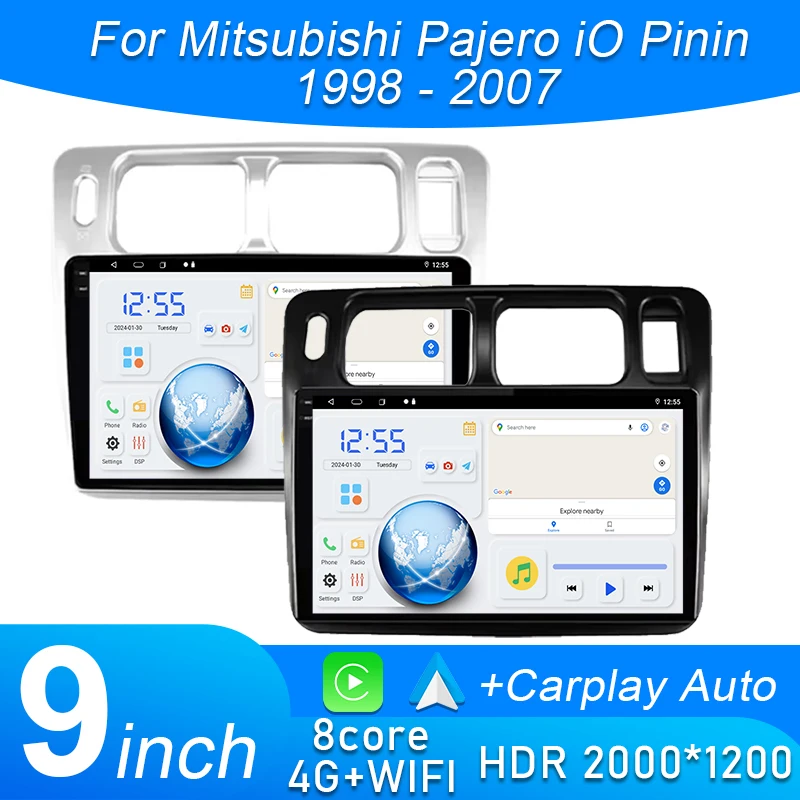 

2 Din Android 15 For Mitsubishi Pajero iO Pinin 1998 - 2007 Car Radio Multimedia Video Player Touch Screen GPS Bluetooth WIFI 4G